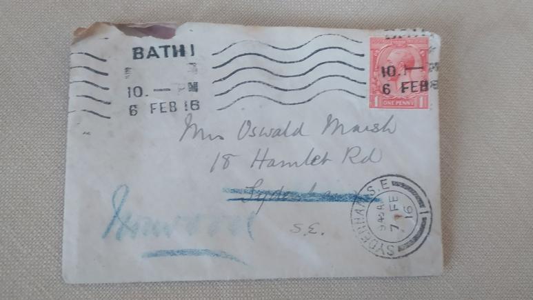 O scrisoare a fost livrată destinatarului după 100 de ani