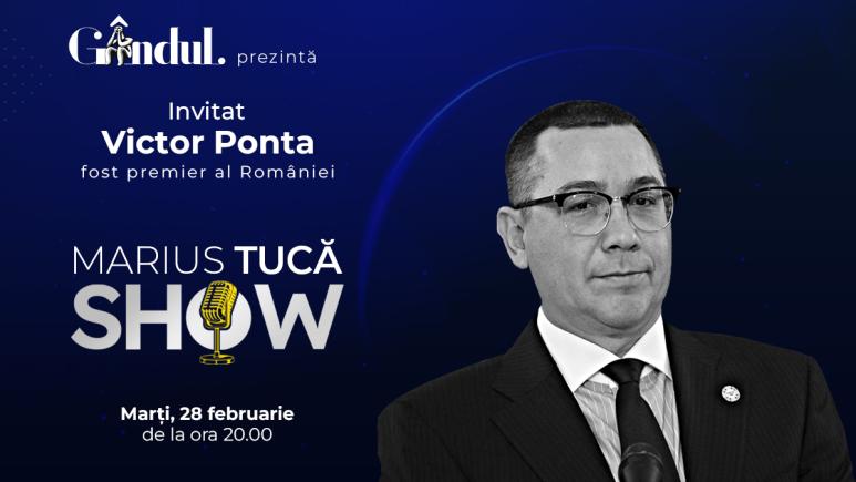 Marius Tucă Show – ediție specială. Invitat: Victor Ponta - video