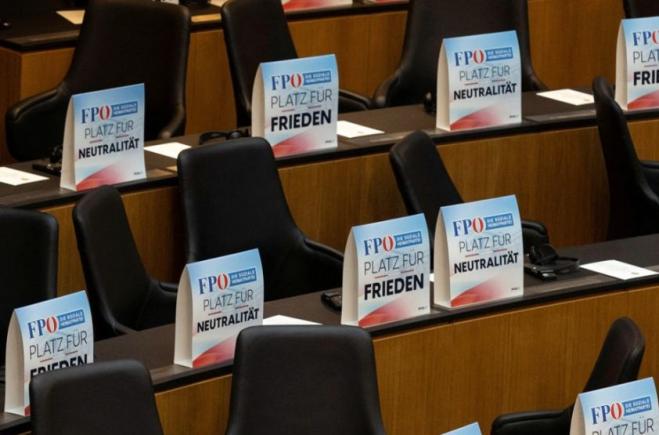 Austria: Parlamentarii de extremă-dreaptă au părăsit sala la discursul lui Zelensky în parlament