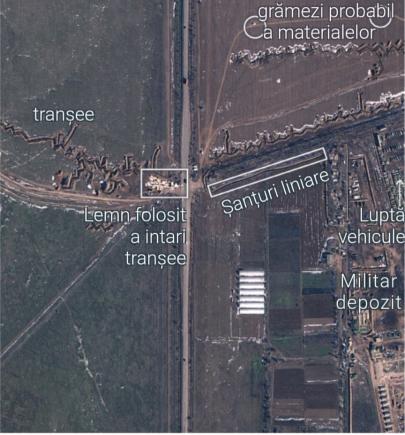 Rusia construiește tranșee în jurul Crimeei, spune presa americană 