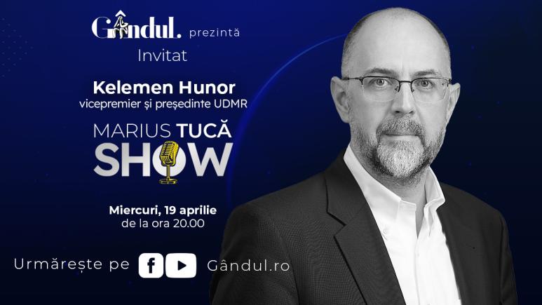Marius Tucă Show începe miercuri, 19 aprilie, de la ora 20.00, live pe gândul.ro. Invitați: Kelemen HUNOR și Victor PONTA (VIDEO) Marius Tucă Show începe miercuri, 19 aprilie, de la ora 20.00, live pe gândul.ro. Invitați: Kelemen HUNOR și Victor PONTA (VIDEO)