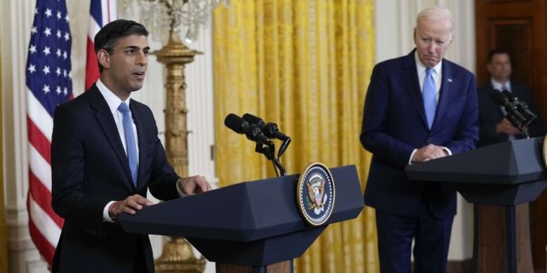 Biden și Sunak lansează o „nouă declarație atlantică” si discută despre cine va fi viitorul secretar general al NATO