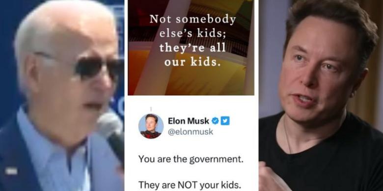 „Nu sunt copiii tăi”: Elon Musk îl critică pe Biden pentru afirmația că copiii LGBTQI+ sunt „toți copiii noștri”