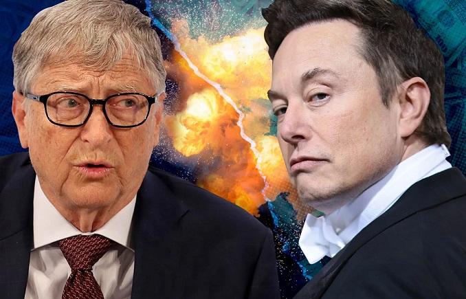 "În acest moment, sunt convins că este categoric nebun (și un nenorocit pâna la capăt)" a spus Elon Musk despre Bill Gates