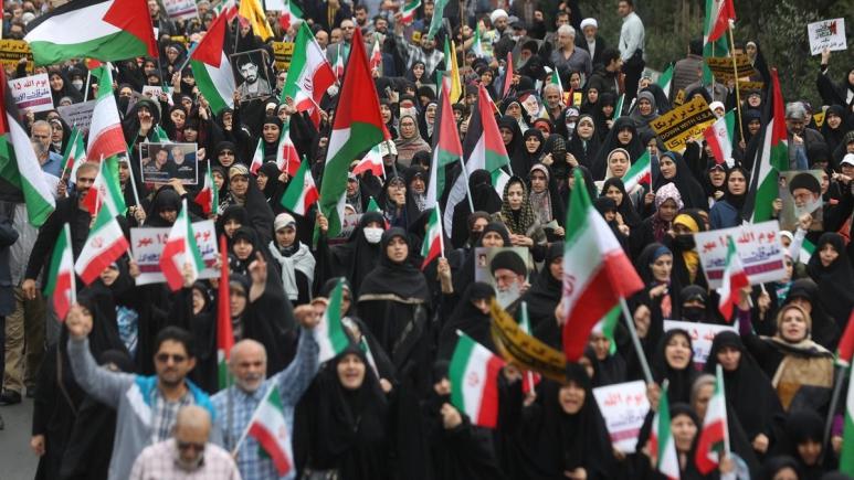 Manifestații în sprijinul palestinienilor în Amman, Beirut, Bagdad și Teheran