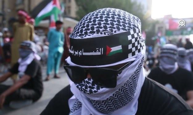 Demonstrație de pro- Palestina și împotriva Israelului la Madrid