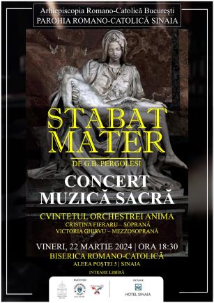 Concert de muzică sacră la Biserica Catolică din Sinaia