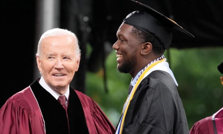Joe Biden îi asigură pe studenți că sprijină „protestele non-violente” pro-palestiniene