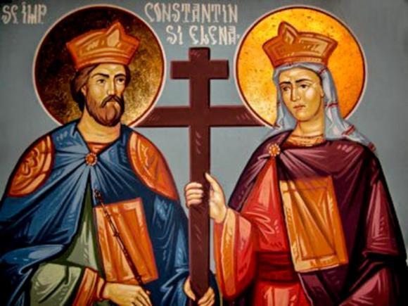 Calendar ortodox 21 mai: Sfinţii Împăraţi Constantin şi Elena