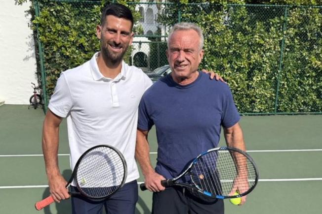 Novak Djokovic apare alături de secretarul Sănătății al SUA, Robert F. Kennedy Jr