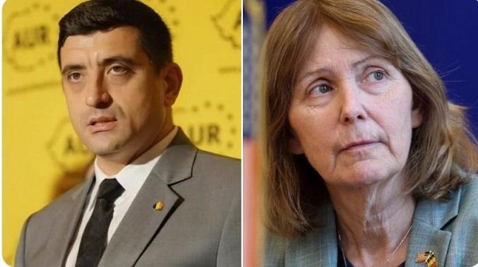 Ambasadoarea SUA la București acuzată că încearcă să blocheze AUR din discuțiile cu delegația americană