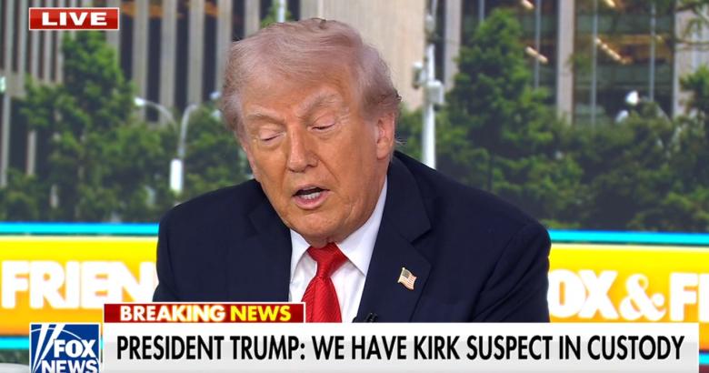 Breaking news: Trump la Fox&Friends - Asasinul lui Charlie Kirk a fost prins