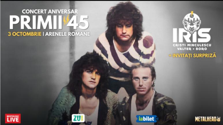 IRIS - Cristi Minculescu, Valter & Boro - Primii 45 de ani - Concert Aniversar
