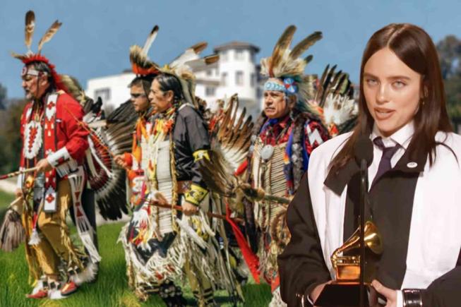 Un trib nativ american îi cere lui Billie Eilish să le cedeze vila de 3 milioane de dolari după ce artista a spus la Grammy că „America e pământ furat”