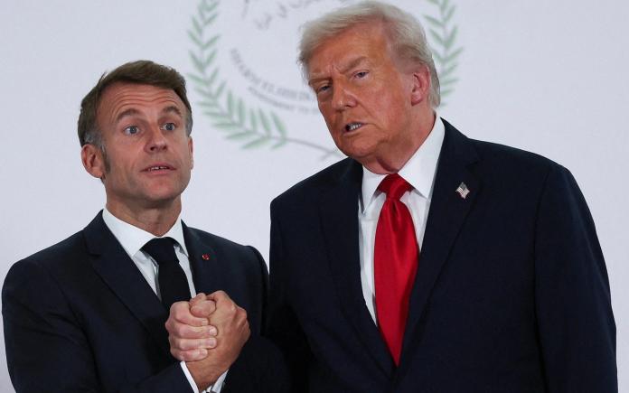 Macron adoptă retorica suveranistă împotriva lui ..Trump: „Este momentul trezirii. Nu trebuie să ne plecăm capul în fața SUA”