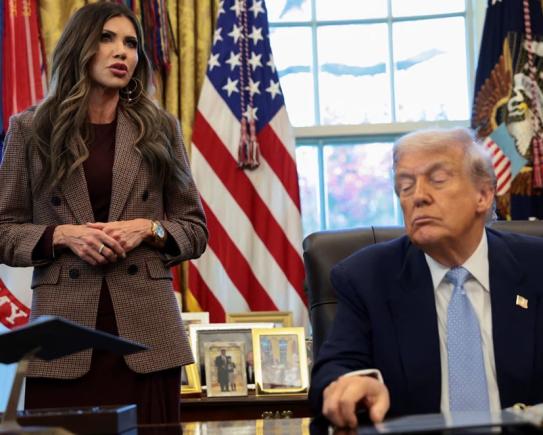 Donald Trump o demite Kristi Noem din funcția de Secretar al Securității Interne