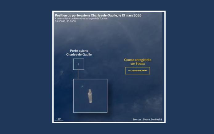 Un ofițer francez a dezvăluit fără să vrea poziția portavionului „Charles-de-Gaulle” folosind aplicația de alergare Strava