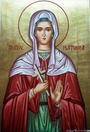 Calendar ortodox 6 aprilie: Preacuvioasa Platonida
