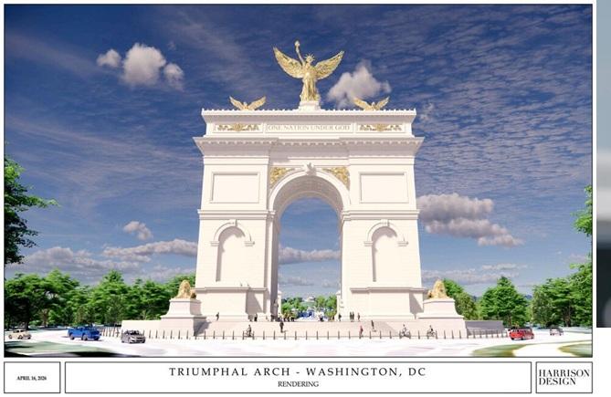 „Cel mai bun și cel mai frumos”... Trump dezvăluie planurile pentru „Arcul de triumf” pe care vrea să-l ridice la Washington