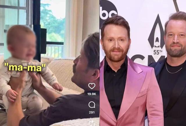 SUA: Un cuplu homosexual râde de bebelușul care își cere "mama" stârnind un val de indignare pe internet