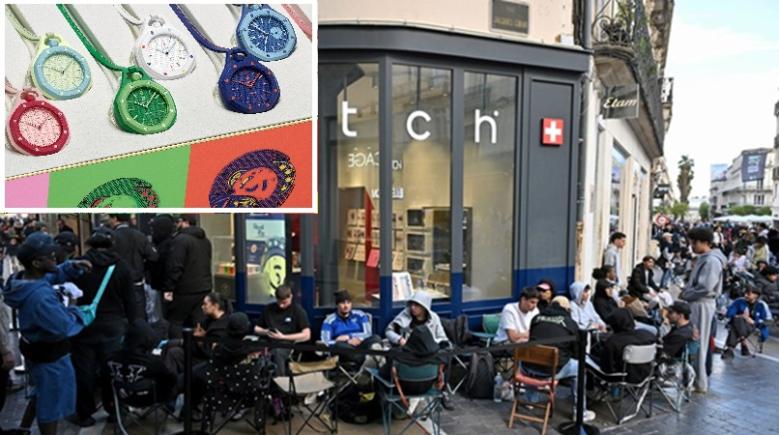 De ce dorm oameni în fața magazinelor Swatch din întreaga lume: isterie globală pentru noua colecție creată cu Audemars Piguet
