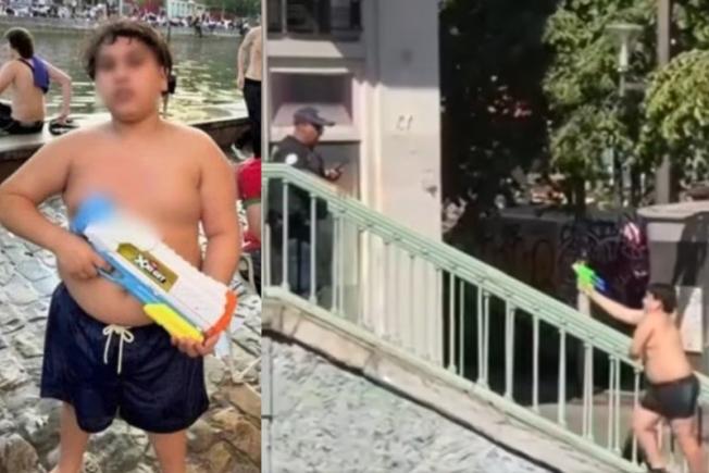 Hamza „Vameșul”: un adolescent de 14 ani, înarmat cu un pistol cu apă, face legea pe străzile Parisului