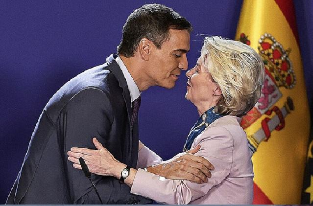 Ursula von der Leyen îl laudă pe Pedro Sánchez pentru modul în care a gestionat criza migranților din Ceuta