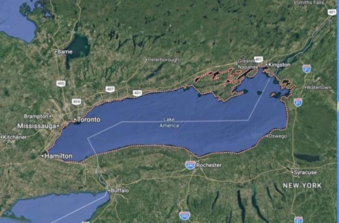 Google Maps schimbă denumirea Lacului Ontario în „Lacul Americii” după decretul lui Donald Trump