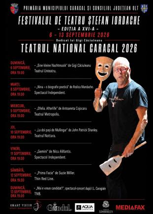 Festivalul de Teatru Caracal 2026 - ediția a XVI-a, dedicată lui Gigi Căciuleanu, omul dans