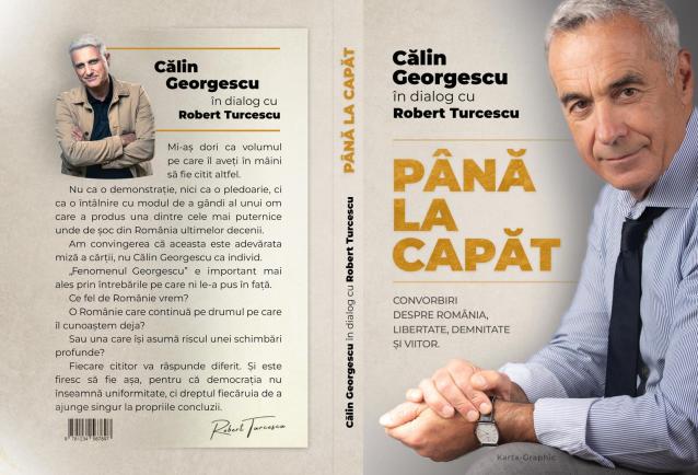 Robert Turcescu lansează în format electronic volumul „Până la capăt”, un e-book de 150 de pagini cuprinzând dialoguri în premieră cu Călin Georgescu
