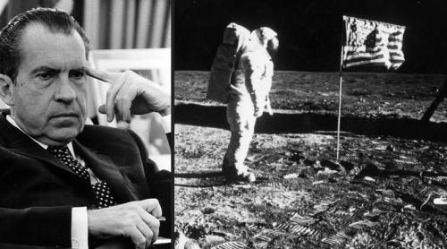 Ce discurs pregătise Nixon în cazul în care Neil Armstrong și echipajul de pe Apollo 11 ar fi murit pe Lună