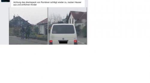 Mesaj pe Facebook, în Germania: ”Atenţie, au venit românii să ne fure copiii!”