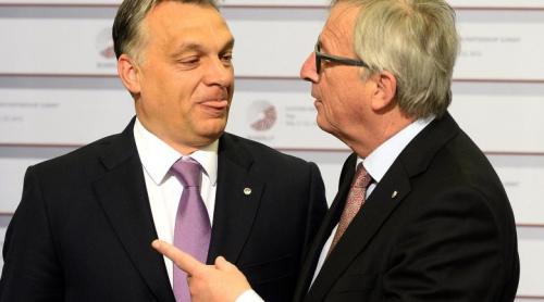 SOSEŞTE DICTATORUL!!! Junker îl trolează pe Viktor Orban (VIDEO)