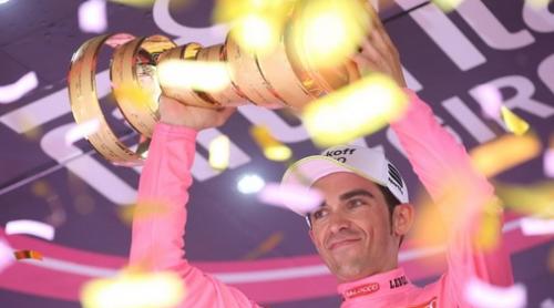 Contador a castigat Turul Italiei si anunta ca vrea tricoul galben la Paris