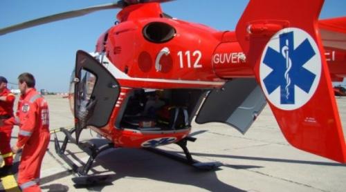 Copiii care au suferit arsuri grave în incendiul din Maramureş, aduşi cu elicopterul la spitalul „Grigore Alexandrescu“