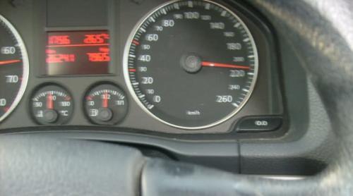 Vitezoman prins pe autostradă cu 214 km/h