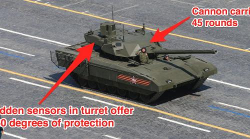 Noul tanc rusesc T-14, explicat cretinilor (GALERIE FOTO)