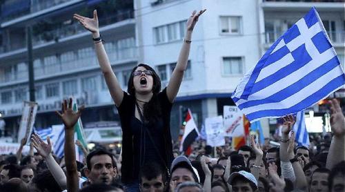 Grecia intră în incapacitate de plată? Oamenii au ieșit în stradă