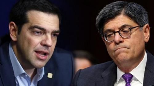 Planul propus grecilor de liderii din zona euro ar fi unul foarte prost. Tsipras - la telefon cu secretarul american al Trezoreriei