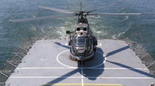 Elicopterele Puma Naval ale Forţelor Navale Române, băgate în reparaţii la IAR Braşov