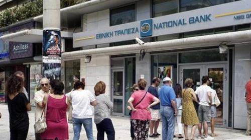 Băncile din Grecia se redeschid luni. Retragerile, limitate la 60 de euro pe zi