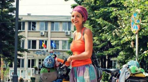 O brazilianca a pedalat 15.000 de kilometri si a ajuns pana in Romania