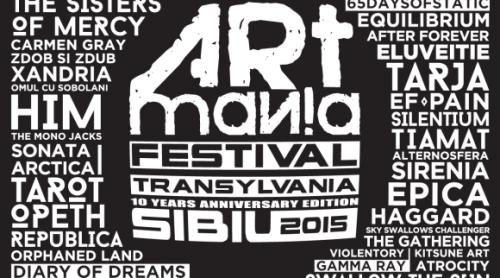ARTmania Festival Sibiu a sărbătorit  zece ani de concerte rock