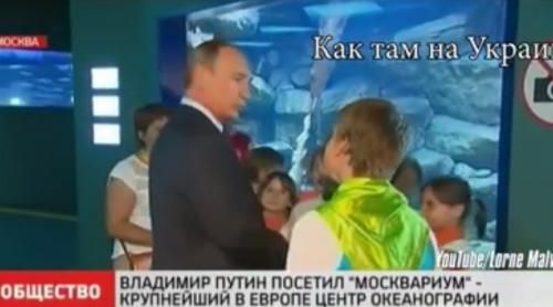 Vladimir Putin, întrebare INCOMODĂ de la un puști curajos! (VIDEO)