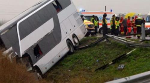 Șoferul turc al autocarului răsturnat la Brăila a fost reținut. Are 27 de ani 