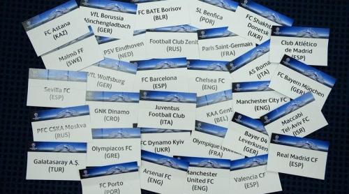 Vezi grupele UEFA Champions League şi cine sunt favoriţii 