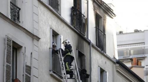 VIDEO: Un incendiu suspect a făcut opt victime la Paris, inclusiv doi copii