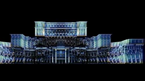 Unul dintre cele mai mari spectacole de video-mapping din lume va avea loc sâmbătă, la Bucureşti