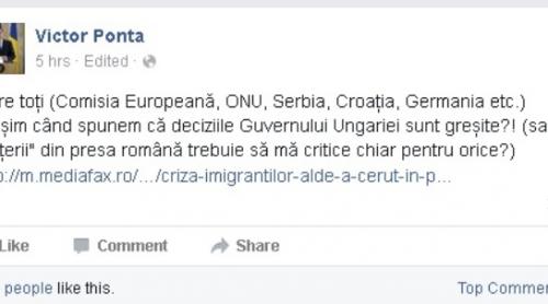 Victor Ponta, DECLARAȚIA ZILEI! Mesajul premierului pentru 'ofițerii' din presa română