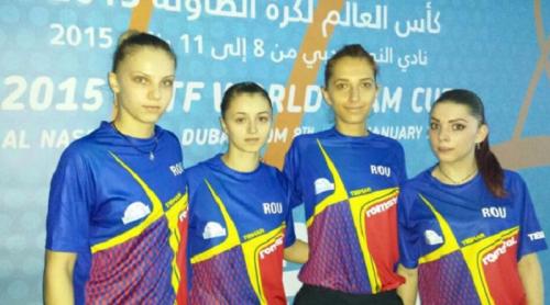 Echipa feminină de tenis de masă a României s-a calificat în semifinalele Europenelor!
